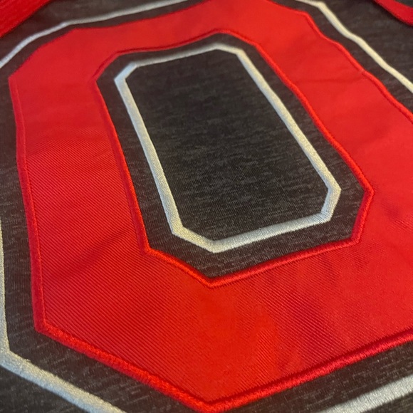 #274 Ohio State buckeyes Scarlet and gray college hoodie - Picture 5 of 12